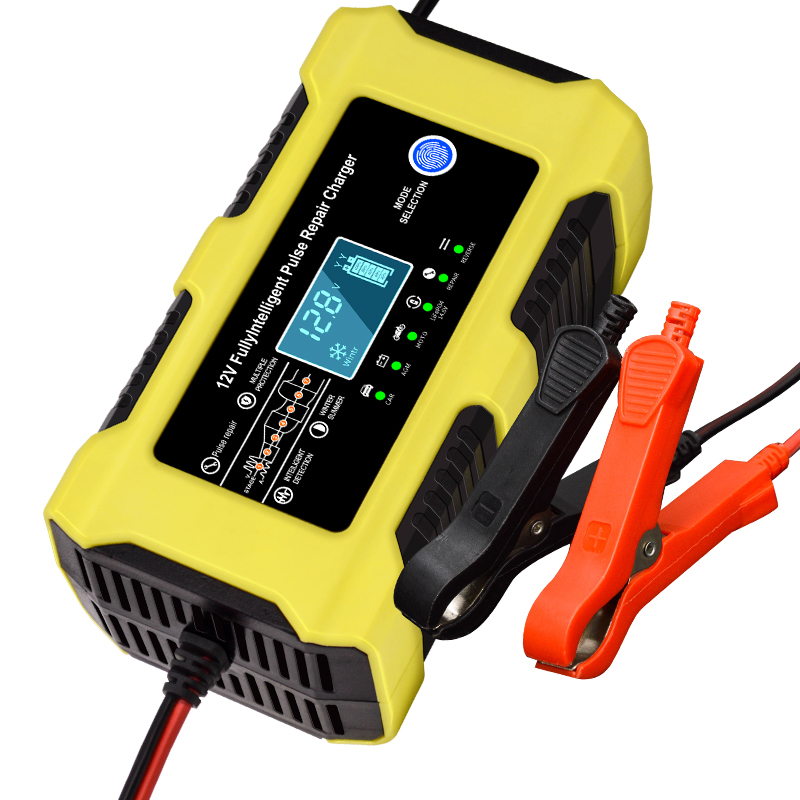 Stylish portable landscape-oriented charger